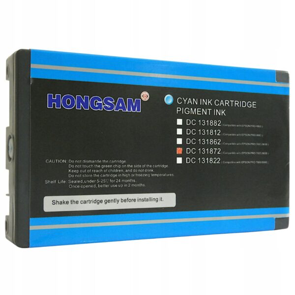 Tusz Hongsam pigment Epson 9800 CYAN 220 ml