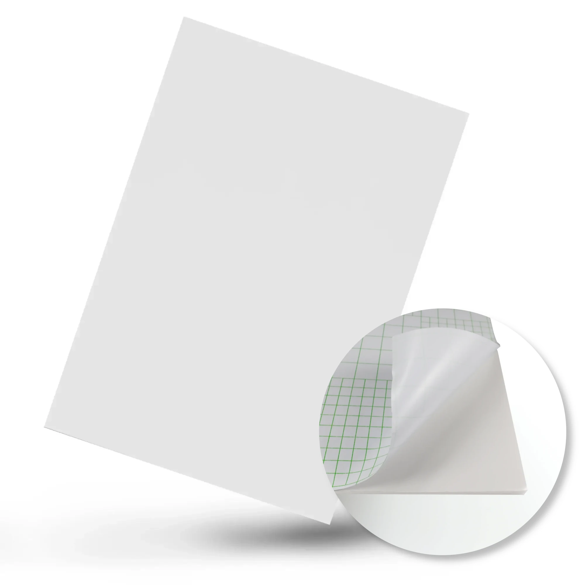 Płyta piankowo-kartonowa samoprzylepna biała 10mm – 25×35 cm